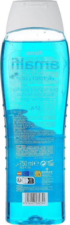 AMALFI - DERMO CARE -BAGNOSCHIUMA BAGNODOCCIA SHOWER GEL BAGNO DOCCIA 750m SPA