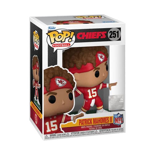 Funko Pop ! Football - Nfl - Chiefs (251) Patrick Mahomes Ii Vinyl Figure 9Cm