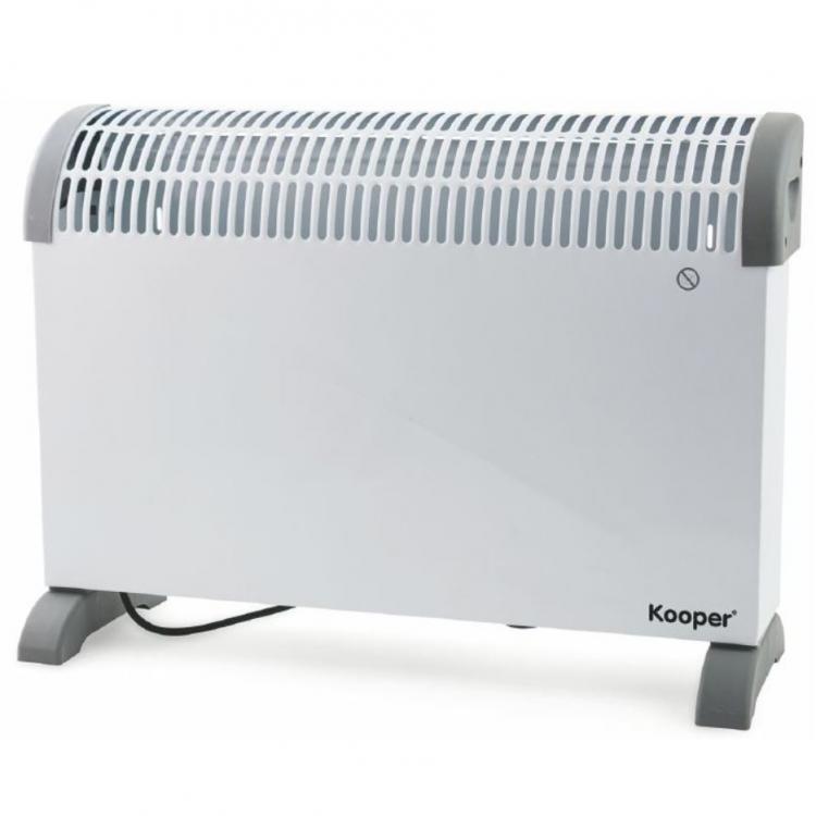 Kooper | Termoconvettore Elettrico Da Pavimento A Parete Stufa Caldobagno 2000W