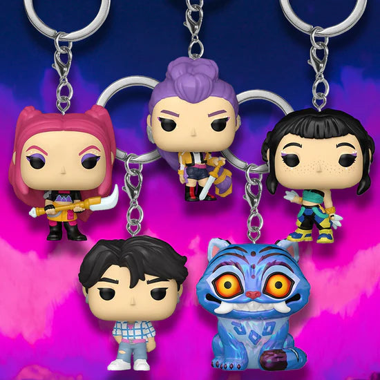 Funko Key! KPOP Demon Hunters: Jinu Portachiavi - Netflix Saja Boys Keychain 4cm