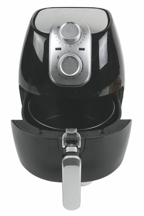 Kooper Friggitrice Ad Aria Ariosa 4.2Lt - Cestello 2.8Lt 1500W Nera Antiaderente