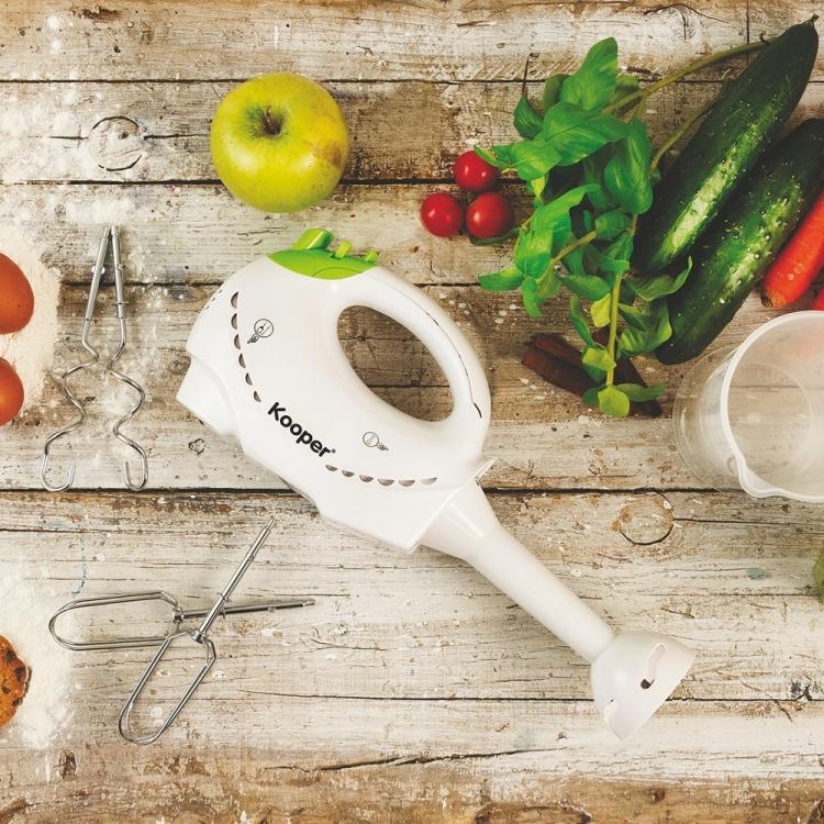 Kooper Sbattitore Elettrico E Mixer A Immersione Multiuso 5 Velocità 200W Fruste