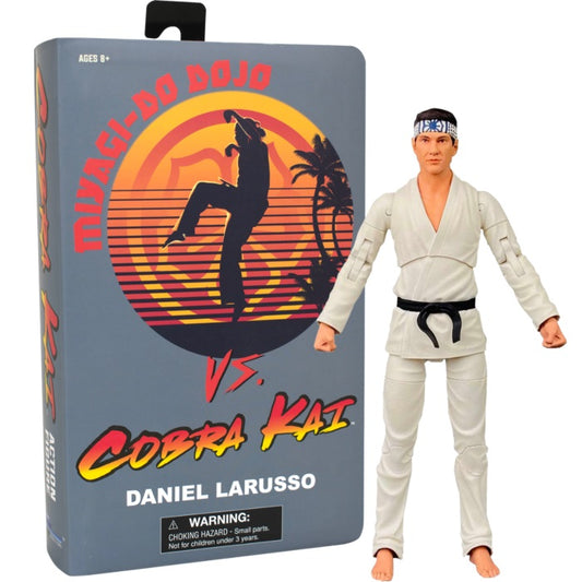 DIAMOND TOYS COBRA KAI : DANIEL LARUSSO VHS LIMITED EDITION ACTION FIGURE 16 CM