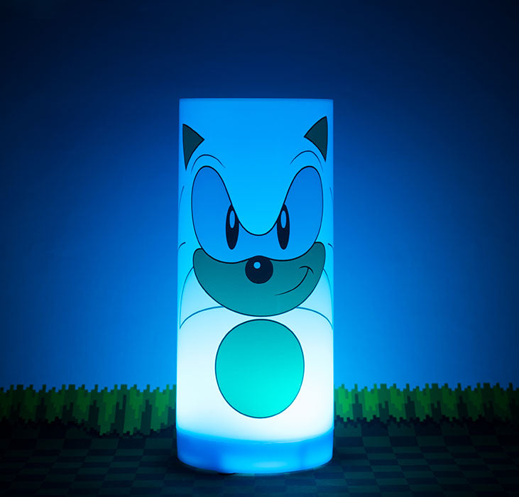 Fizz Lampada Sonic The Hedgehog Cilindrica Light Lampada Notturna Da Tavolo