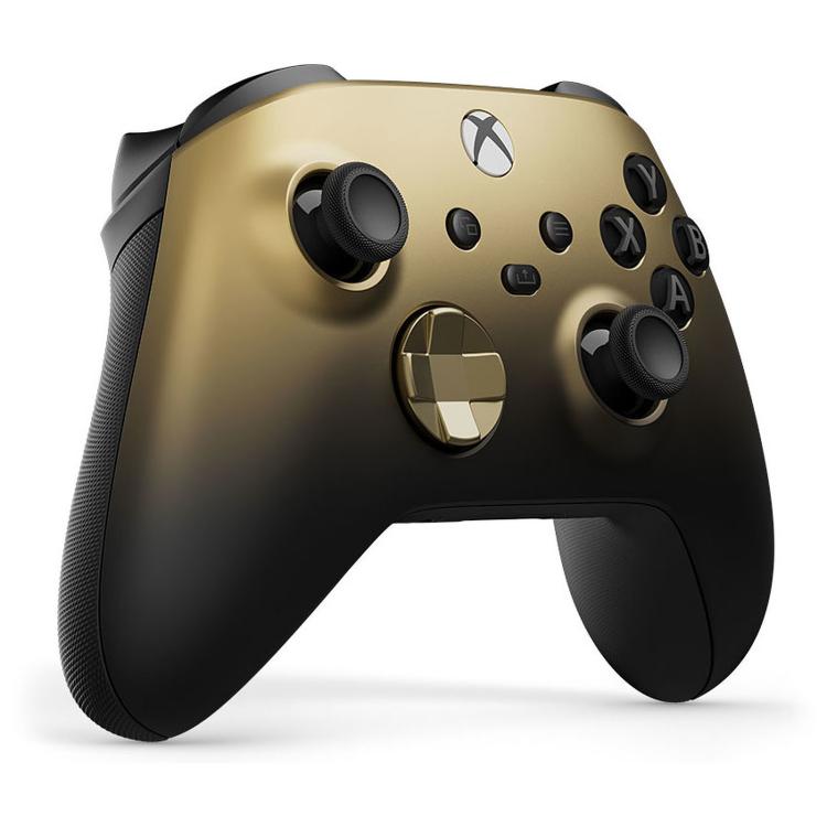 CONTROLLER MICROSOFT XBOX SERIE X/S WIRELESS GOLD SHADOW JOYPAD ONE PC NUOVO