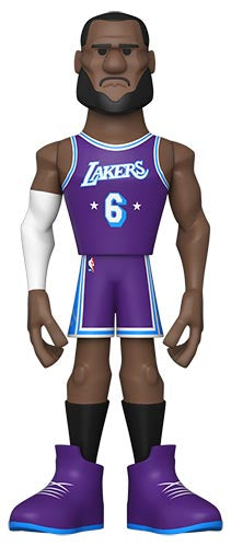 Funko Pop Gold ! Series Two Nba Lakers - Lebron James - Premium Vinyl Figure