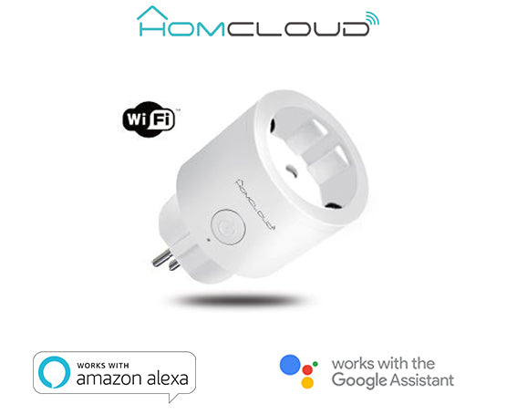 Superior Presa Schuko Intelligente Smart Wifi Controllo Consumi App Alexa Google