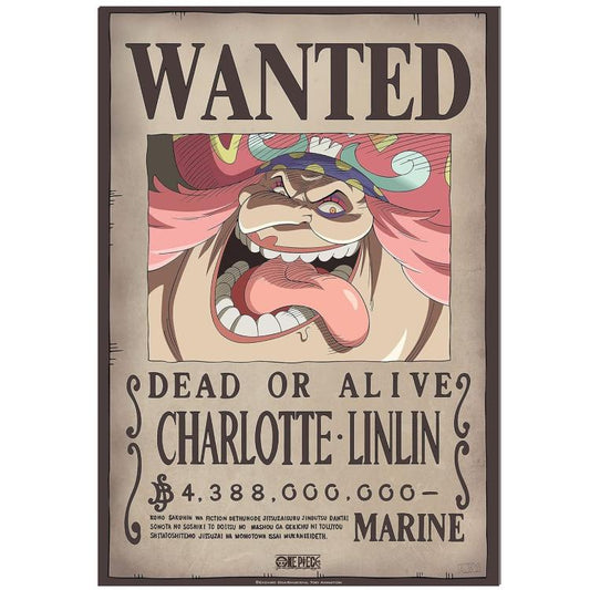 ABYSTYLE (ONE PIECE) POSTER: WANTED CHARLOTTE LINLIN (52X35) ANIME MANGA LIMITED