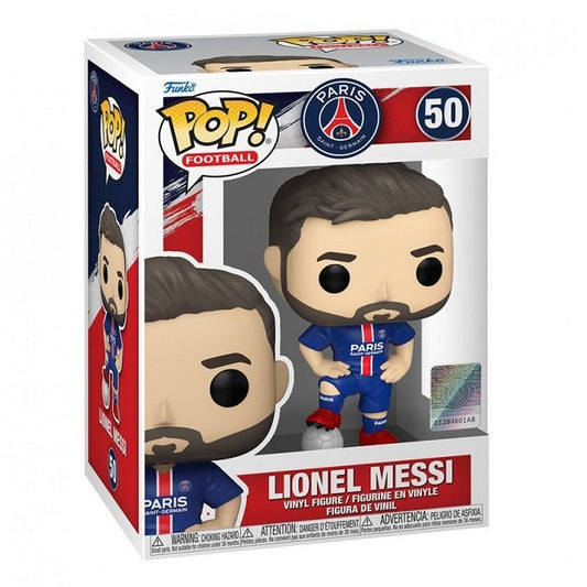 Funko Pop ! Football Psg Lionel Messi (50) Vinyl Figure Leo Messi La Pulce 9Cm