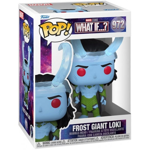 Funko Pop ! Marvel Studios What If...? - Frost Giant Loki (972) Vinyl Figure 9Cm