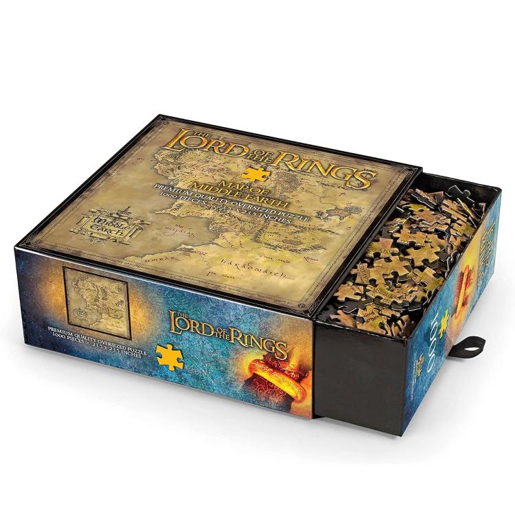 Puzzle 1000Pz Il Signore Degli Anelli Mappa Terra Di Mezzo Lords Of The Rings