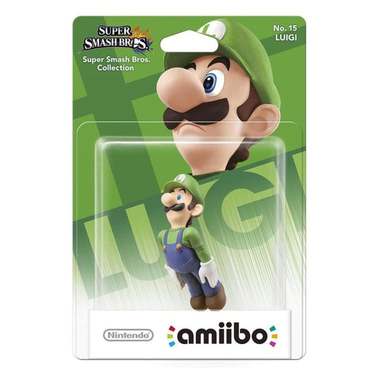 AMIIBO SUPER SMASH BROS COLLECTION (LUIGI N.15) NINTENDO SUPER MARIO BROS FIGURE