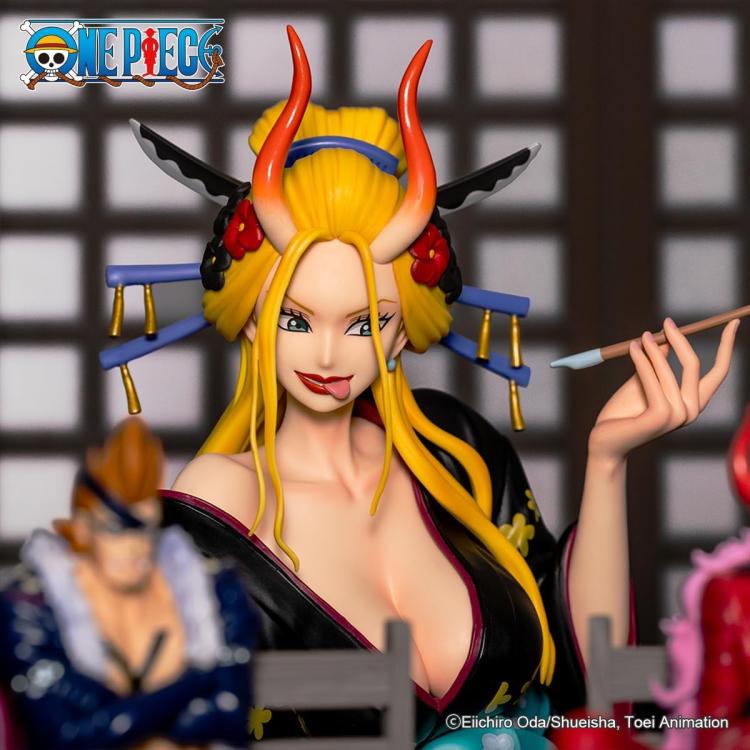 BANDAI ONE PIECE ICHIBANSHO TOBIROPPO BLACK MARIA ACTION FIGURE PVC STATUETTA