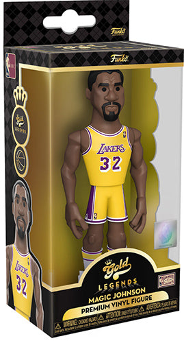 Funko Pop Gold ! Series Two Nba Lakers - M. Johnson - Premium Vinyl Figure