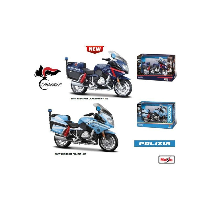 Burago Maisto - Moto Carabinieri BMW R 1200 RT 1:18 Modellino 10-34306