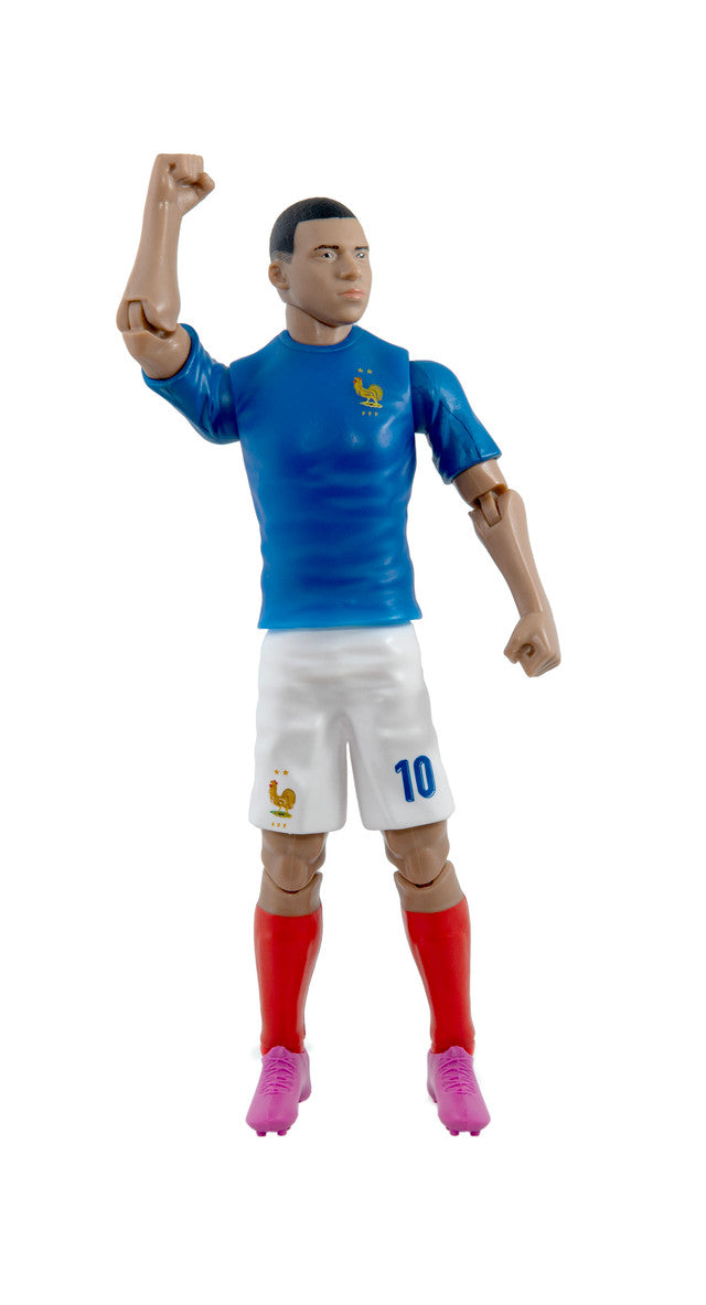 Banbo Toys - Sockers - Francia (Kylian Mbappe) Action Figure Football/Calcio Statuetta da Collezione 20cm (Copia)