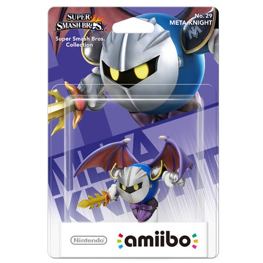 AMIIBO SUPER SMASH BROS COLLECTION (META KNIGHT No.29) NINTENDO FIGURE STATUETTA