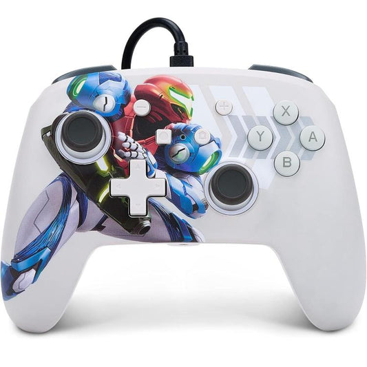 Powera Controller Cablato Enanched Programmabile Nintendo Switch - Metroid Dread