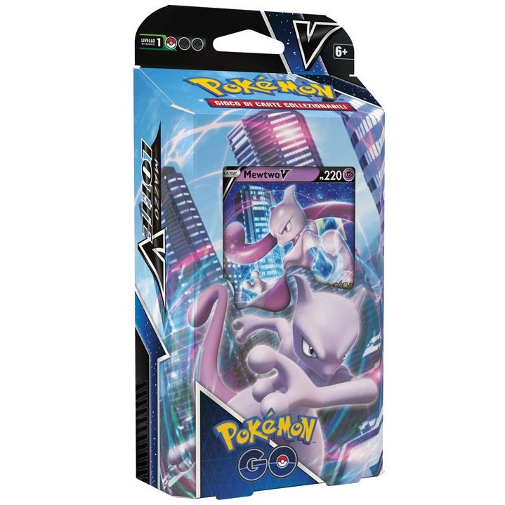 Pokemon Go Mazzo Lotte Mewtwo-V 150 Carte Da Collezione Cards Livello Di Gioco 1