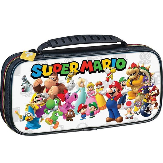 Nintendo Switch Deluxe Travel Case Custodia Super Mario & Friend Comp. Oled/Lite