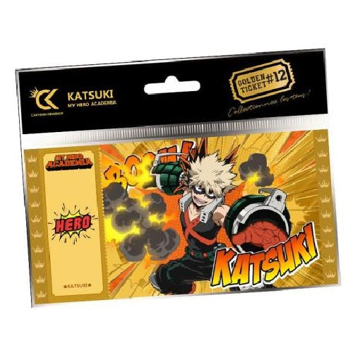 CARTOON KINGDOM - GOLDEN TICKET: MY HERO ACADEMIA (BAKUGO) #12 DA COLLEZIONE