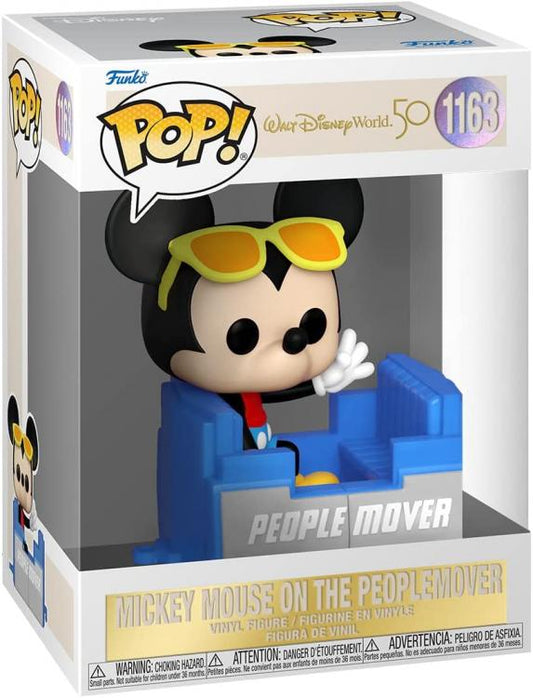 Funko Pop Walt Disney Wolrd 50 Anniversary Mickey Mouse On The Peoplemover 1163