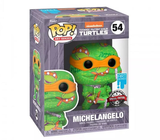 Funko Pop ! Art Series Teenage Mutant Ninja Turtles - Michelangelo (54) Special