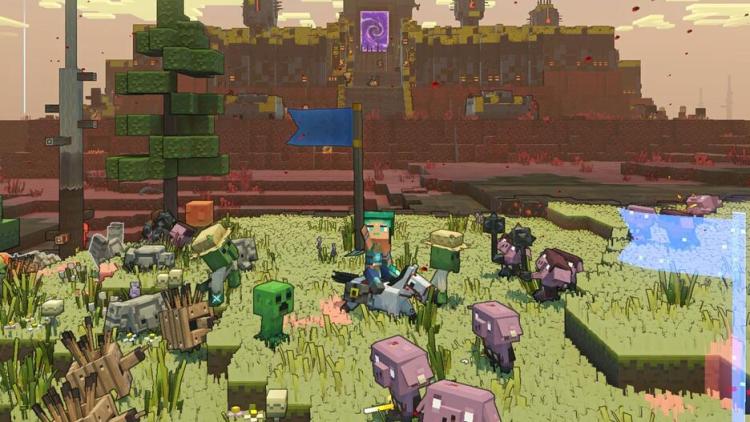 Minecraft Legends Deluxe Edition Nintendo Switch Gioco Italiano Videogioco Nuovo