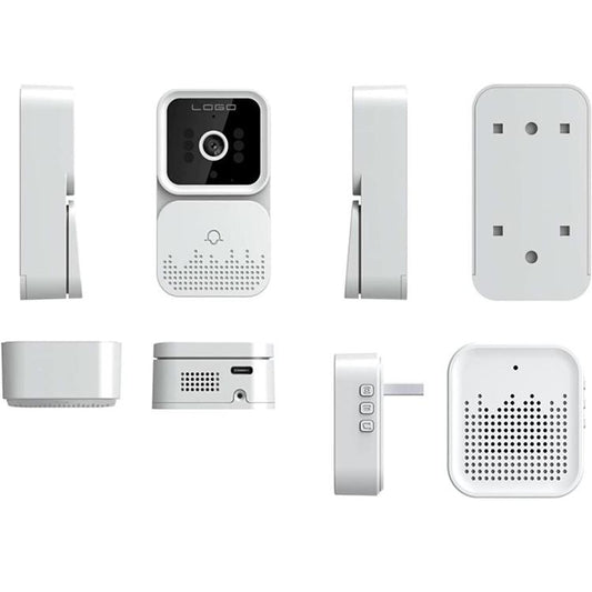 Videocitofono Wifi Campanello Videoaudio Senza Fili Citofono Telecamera Suoneria