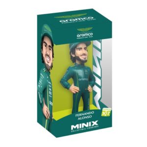 Minix F1 (Sports 107) Fernando Alonso Formula 1 Aston Martin Figure 11cm