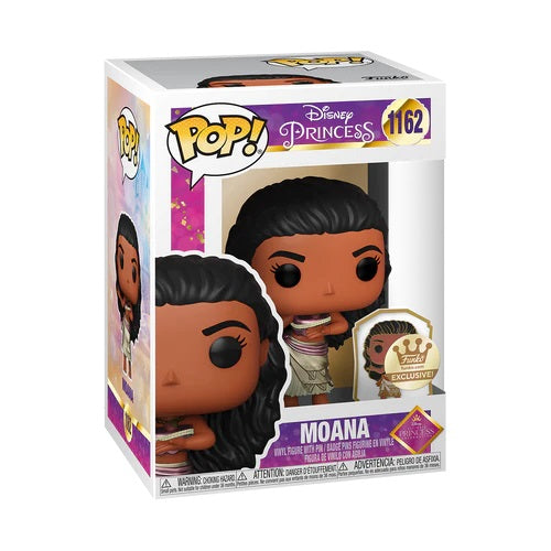 Funko Pop ! Disney Princess - Moana (1162) Exclusive Vinyl With Pin Oceania Film