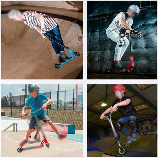 Hb Sport Monopattino Compatto Con 2 Ruote In Metallo Per Bambino/Bambina | Blu