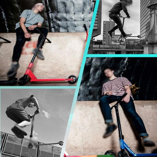 Hb Sport Monopattino Compatto Con 2 Ruote In Metallo Per Bambino/Bambina | Verde