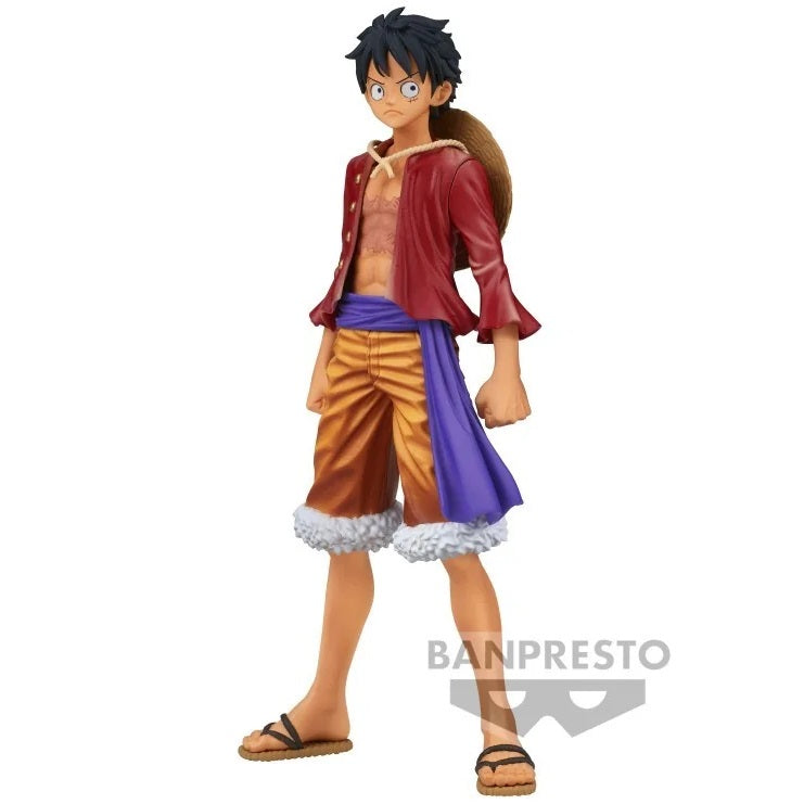 BANPRESTO ONE PIECE THE GRANDLINE SERIES (MONKEY D.LUFFY) FIGURE DXF BANDAI 17CM