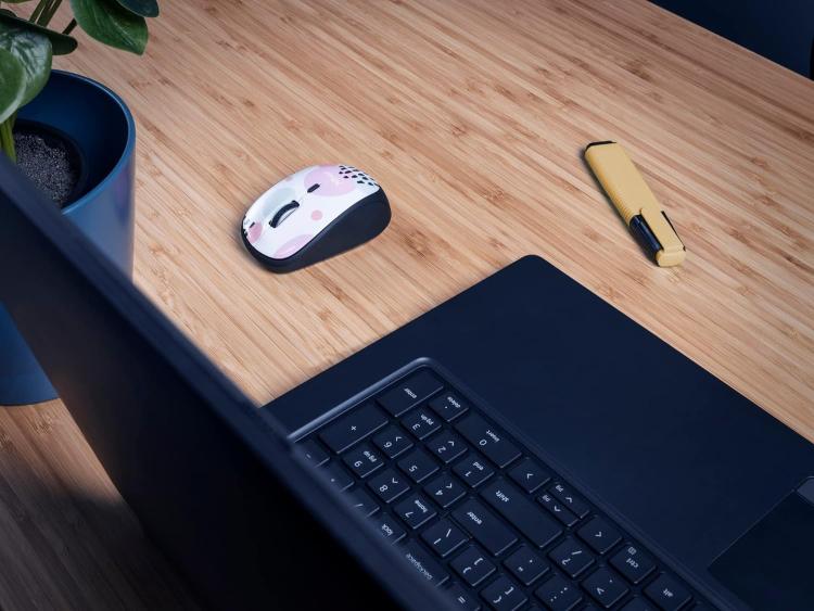 Trust Mouse Ottico Wireless Yvi Sketch Silen 1600 Dpi Usb 24441 Mouse Senza Filo