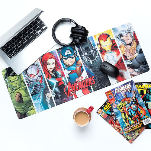 Paladone Desk Mat (Marvel Avengers) Tappetino Xxl Per Mouse Pad Pc Da Scrivania
