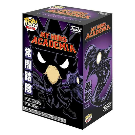 Funko Pop ! Tees My Hero Academia Dark Tokoyami Vinyl Figure + T-Shirt Tgl Xl