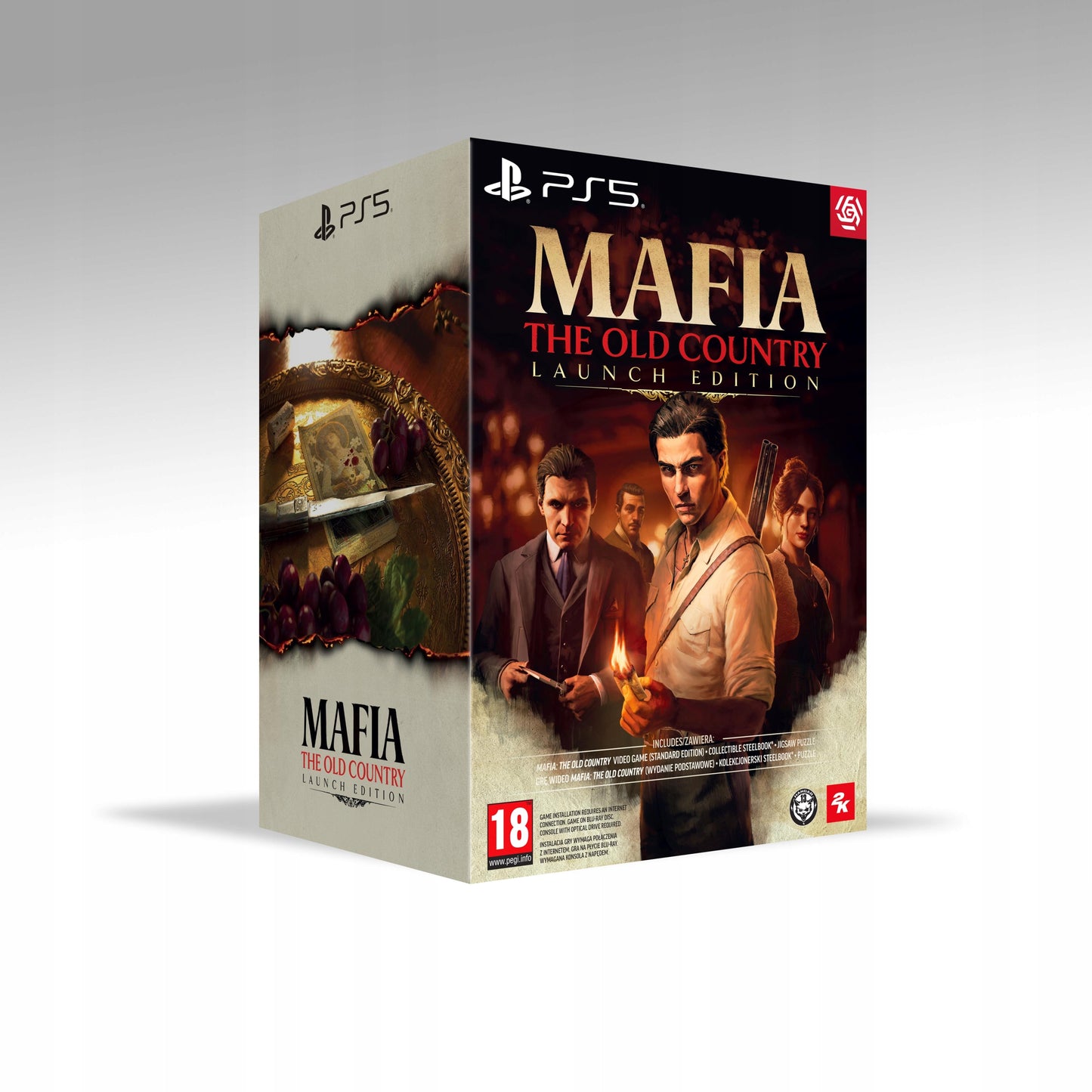 Mafia Terra Madre (The Old Country) Ps5 Launch Steelbook Edition Ps5 Eu Ita