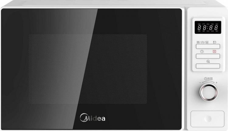 Midea Forno A Microonde Congrill Timer Bianco Ag823A2At-W 23L 800W