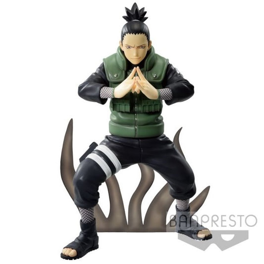 BANPRESTO STATUA NARUTO SHIPPUDEN VIBRATION STARS SHIKAMARU NARA - FIGURE VOL.A