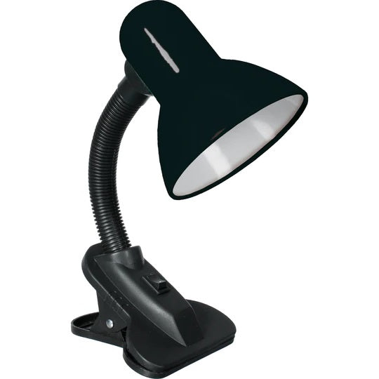 Lampada Da Tavolo Scrivania Snodabile Orientabile Morsetto E27 Ufficio Estetista