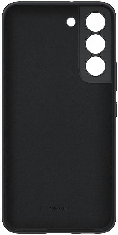Samsung Silicone Cover Galaxy S22 Nero Cellulare Custodia Black Morbida Noir 5G
