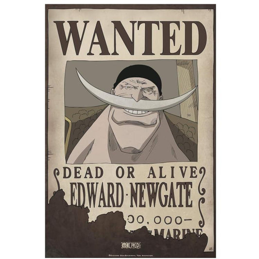 ABYSTYLE (ONE PIECE) POSTER: WANTED EDWARD NEWGATE (52X35) ANIME MANGA LIMITED