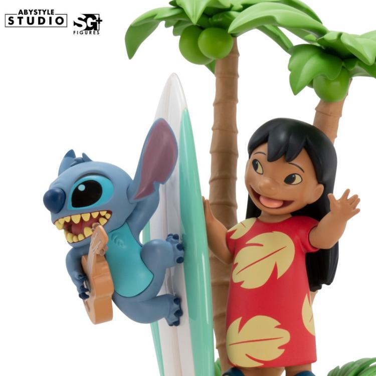 ABYSTYLE - SG FIGURE: DISNEY LILO E STITCH 61 - LILO E STITCH SURFBOARD SURF