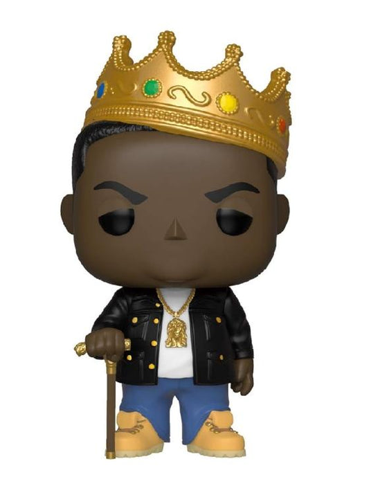 Funko Pop ! Rocks - (77) Notorius B.I.G Crown Biggie - Statua Vinyl Figure 9Cm