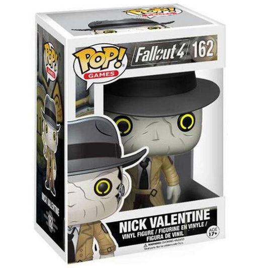 Funko Pop ! Games Fallout 4 - Nick Valentine (162) Vinyl Figure Da Collezione