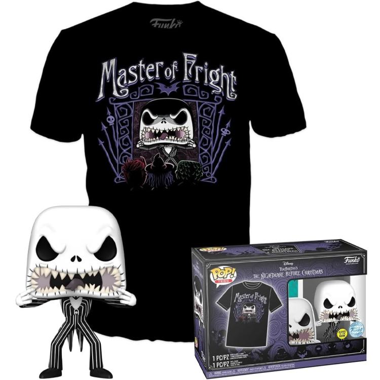 Funko Pop! & Tee Nightmare Before Christmas (808) Jack Skellington Funko+T-Shirt