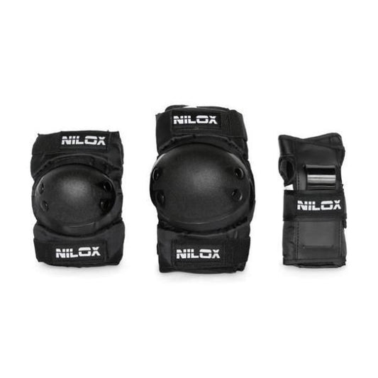 Nilox Kit Protezione Nero Bici/Scooter/Hoverboard Per Adulto Unisex Set 6 Parti