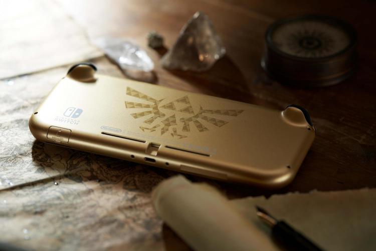 Nintendo Switch Lite Console Hyrule Edition Special + 12M Nso (Oro) Portatile