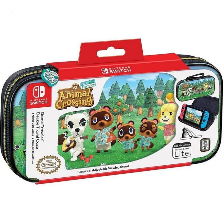 Nintendo Switch Custodia Trasporto Rigida Animal Crossing Compatibile Lite/Oled